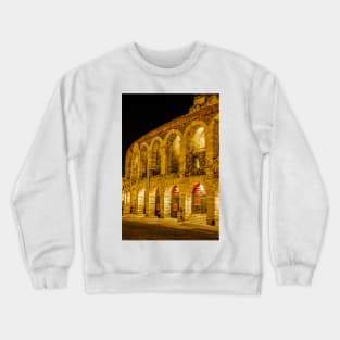 Nighttime at the Arena di Verona Crewneck Sweatshirt